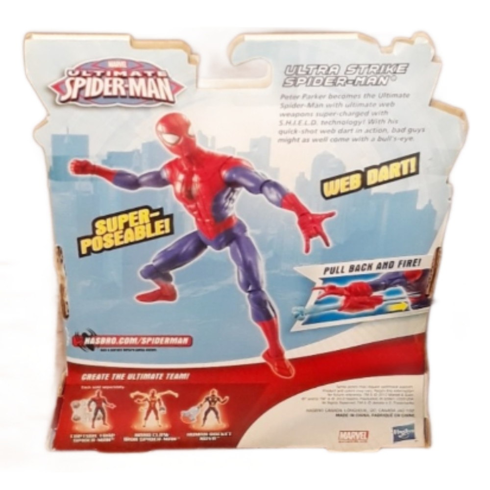 Rare 2012 Marvel Ultimate Spider-Man Ultra Strike Spider-Man Figure 6 Inches - Picture 3 of 12